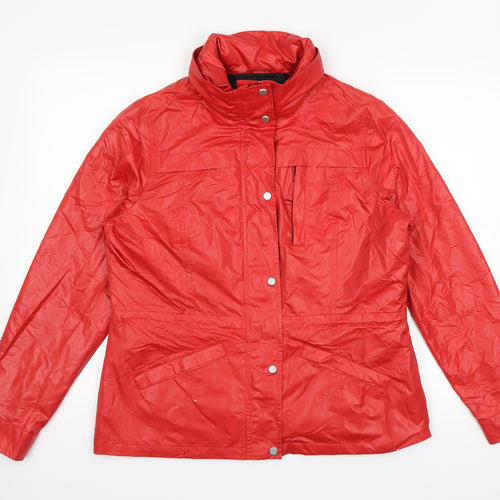 Marks and Spencer Womens Red   Windbreaker Coat Size 12