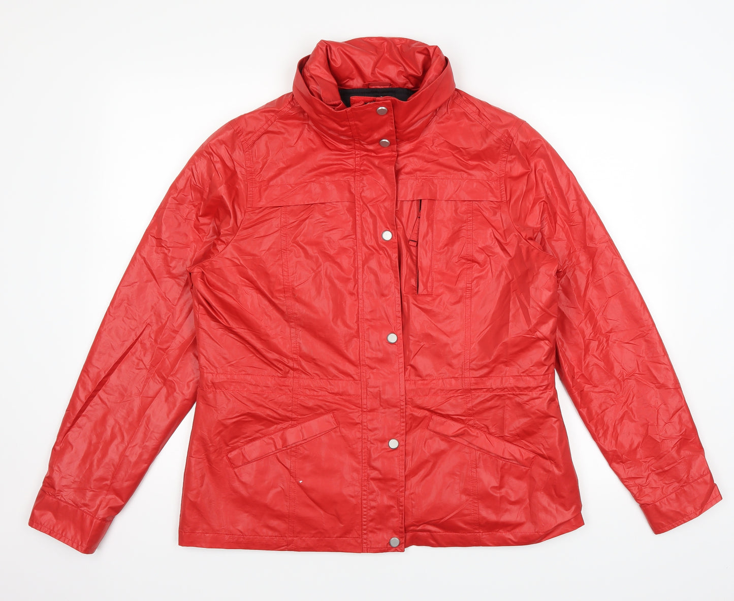 Marks and Spencer Womens Red   Windbreaker Coat Size 12