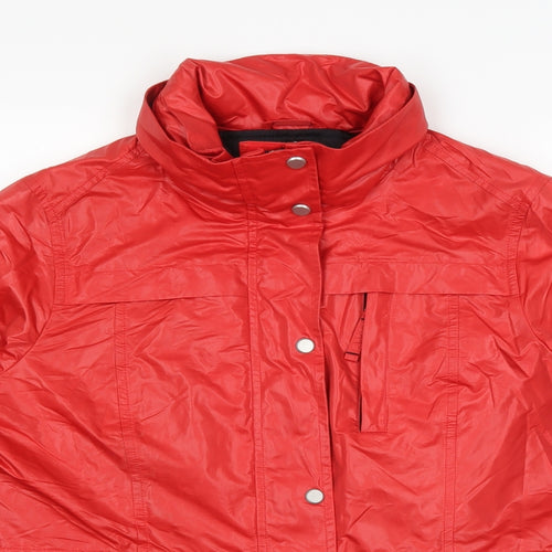 Marks and Spencer Womens Red   Windbreaker Coat Size 12