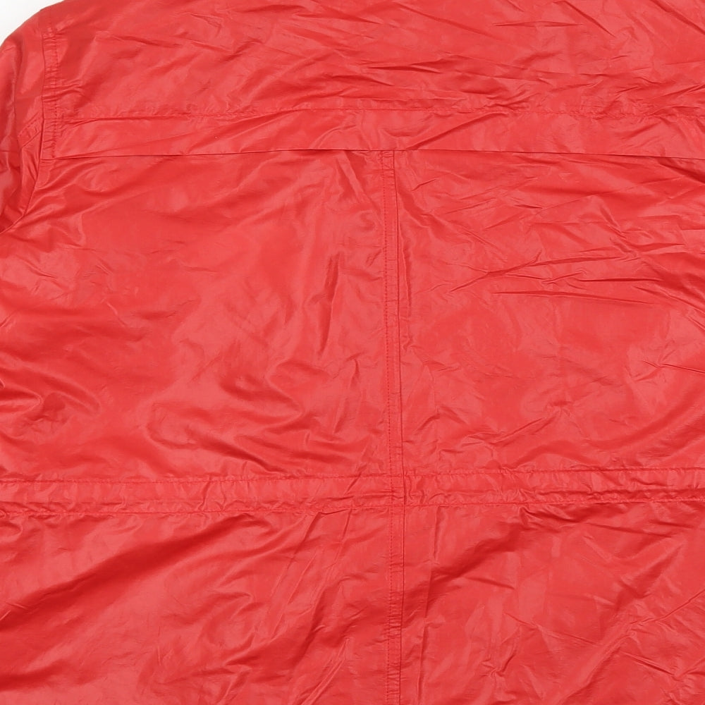 Marks and Spencer Womens Red   Windbreaker Coat Size 12
