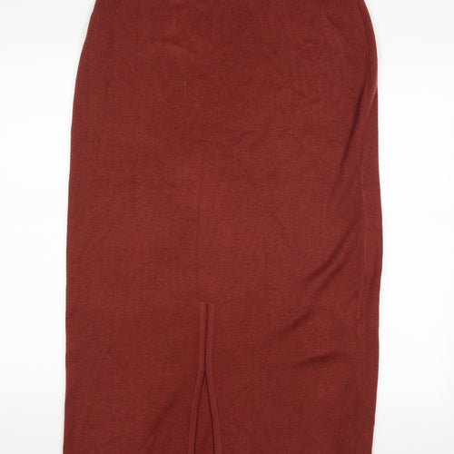 ALEXARA Womens Orange   Maxi Skirt Size M