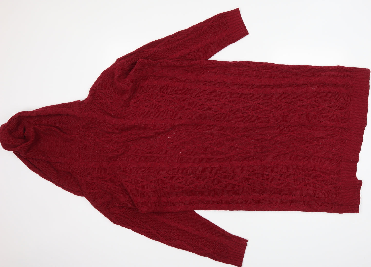 Preworn Womens Red   Cardigan Jumper Size M