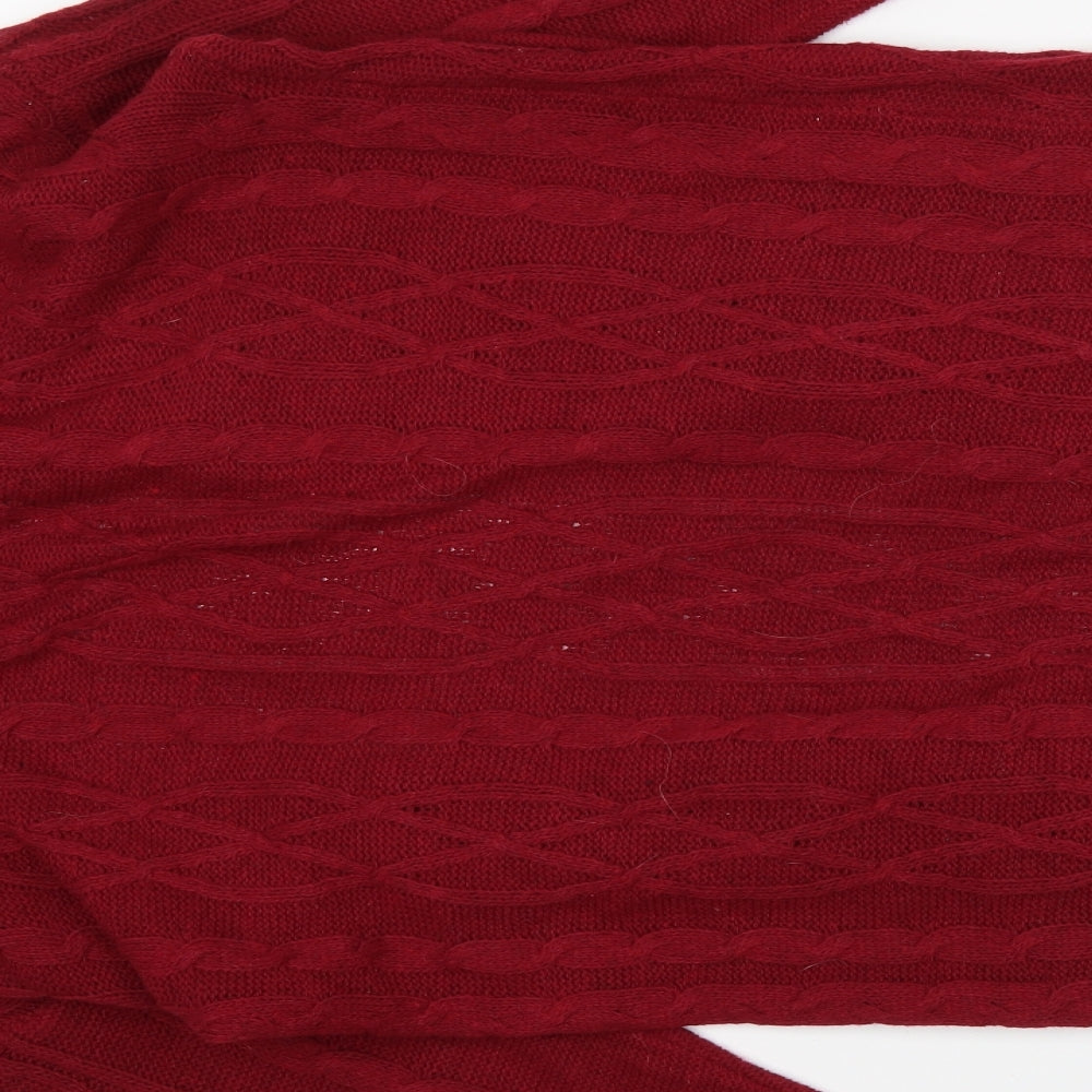 Preworn Womens Red   Cardigan Jumper Size M