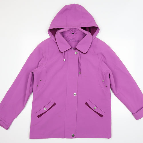Finesse Womens Purple   Jacket Coat Size 14