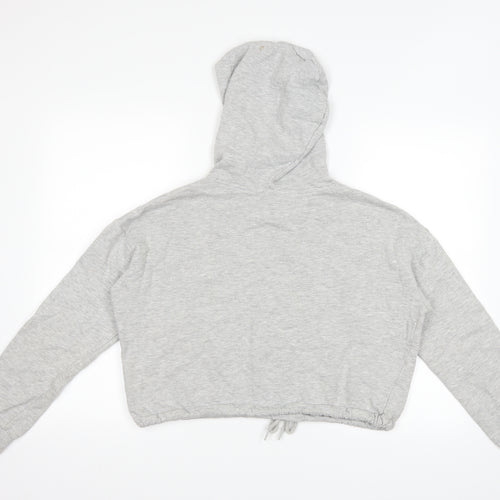 H&M Girls Grey   Pullover Hoodie Size 14 Years