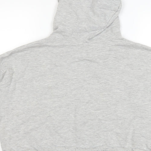 H&M Girls Grey   Pullover Hoodie Size 14 Years