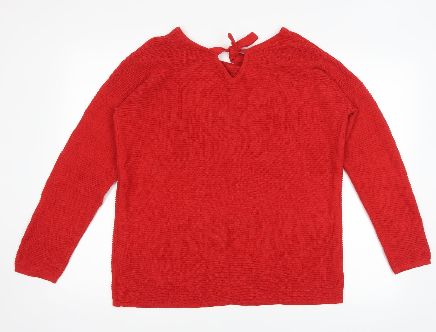 Emsara Womens Red   Pullover Jumper Size L