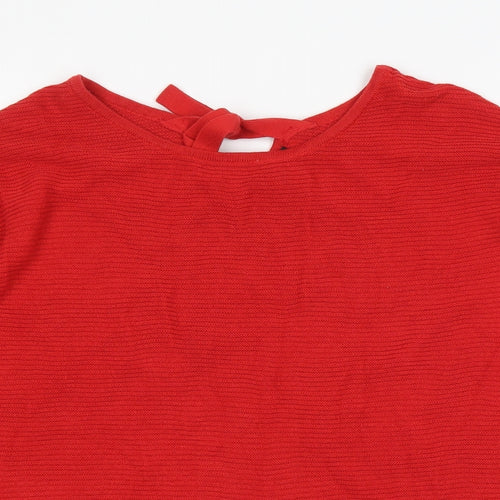 Emsara Womens Red   Pullover Jumper Size L
