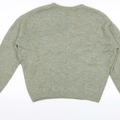 H&M Girls Grey   Pullover Jumper Size 13 Years
