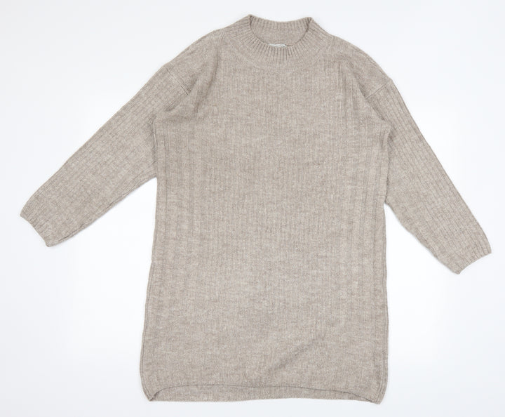 Topshop Womens Brown Shift Size XS