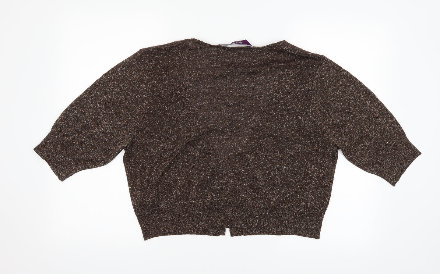 New Look Womens Brown   Cardigan Jumper Size 18