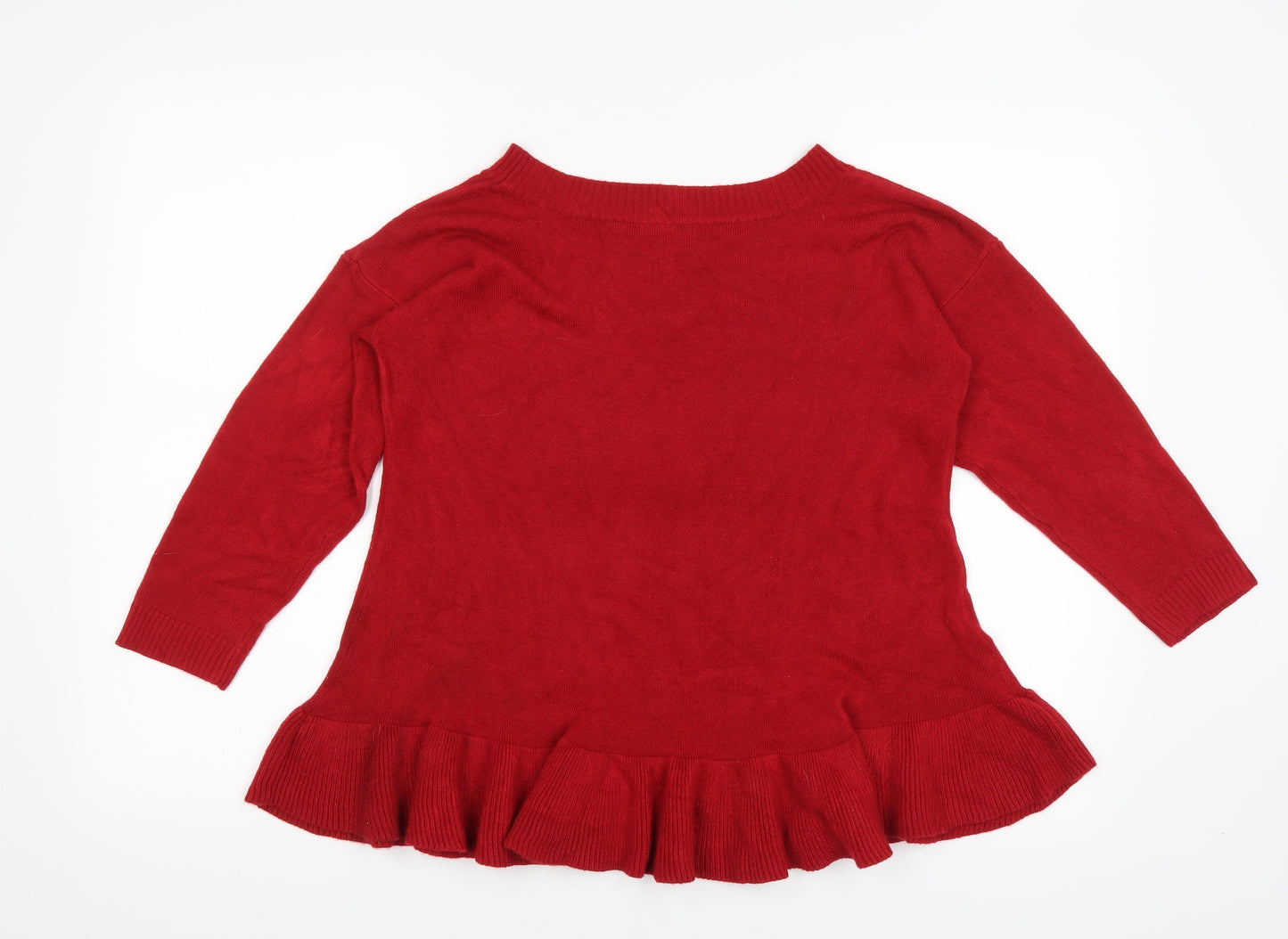 Papaya Womens Red   Pullover Jumper Size 10