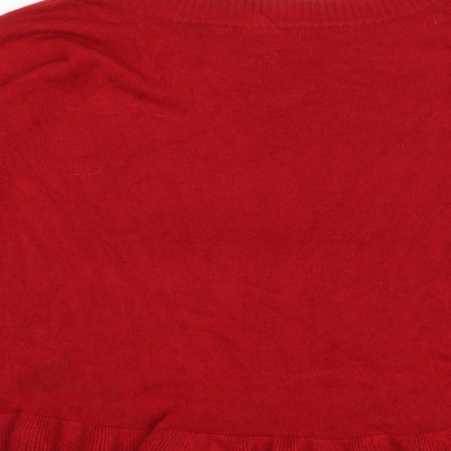 Papaya Womens Red   Pullover Jumper Size 10