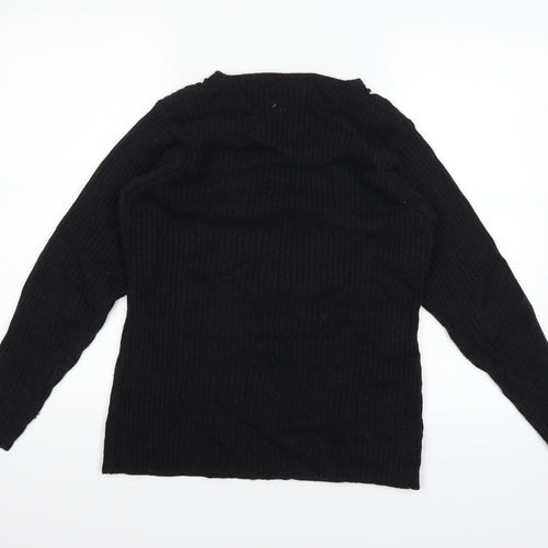 mode Womens Black   Pullover Jumper Size 12
