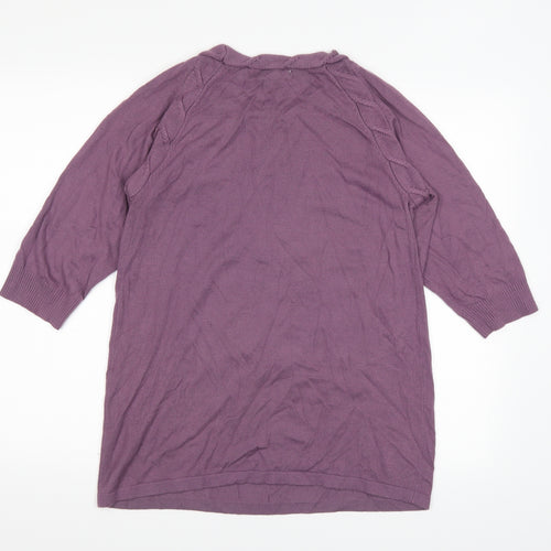 Klass Womens Purple   Pullover Jumper Size M