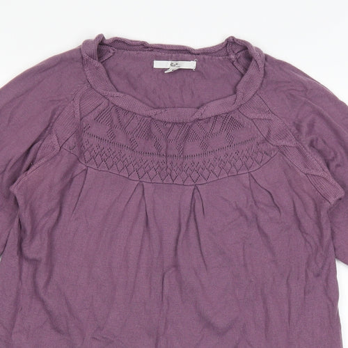 Klass Womens Purple   Pullover Jumper Size M