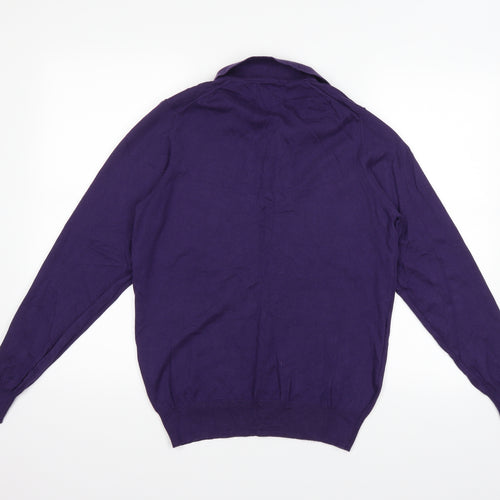 Marks and Spencer Mens Purple   Pullover Jumper Size S
