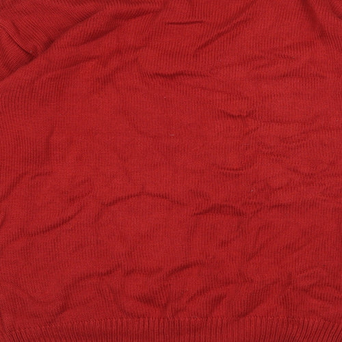 Your Sixth Sense Womens Red   Pullover Jumper Size M