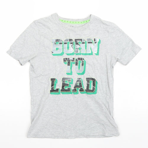 Gap Boys Grey   Basic T-Shirt Size 10-11 Years