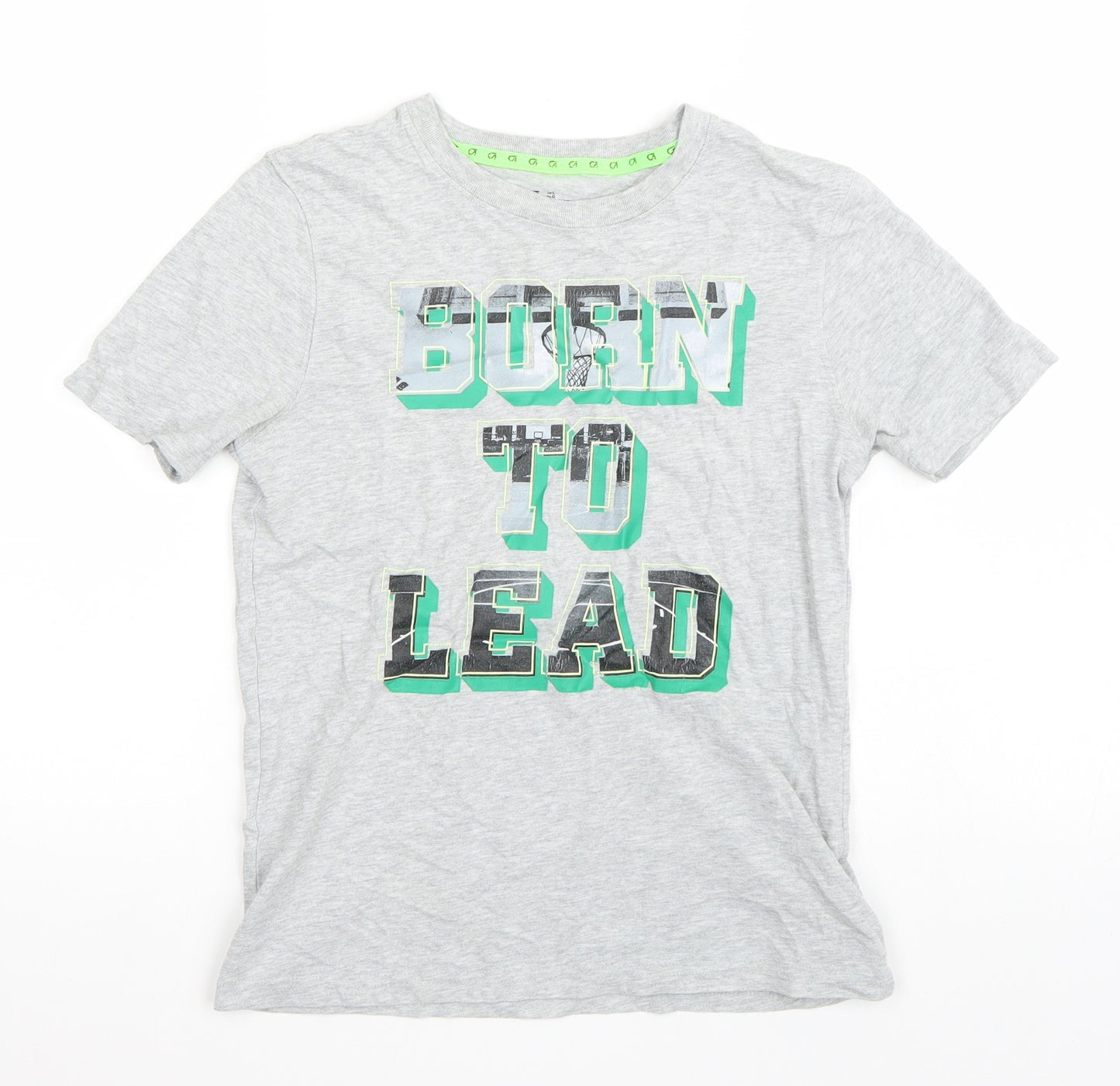 Gap Boys Grey   Basic T-Shirt Size 10-11 Years