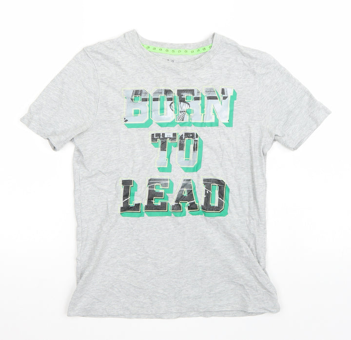 Gap Boys Grey   Basic T-Shirt Size 10-11 Years