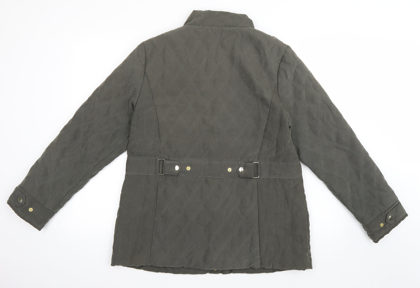 EWM Womens Green   Quilted Jacket Size 12