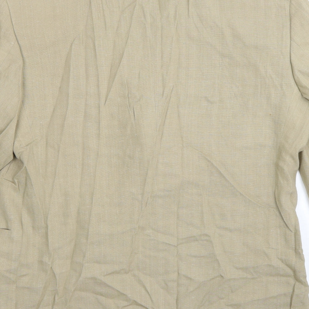 John Slim Mens Beige   Jacket Blazer Size 36