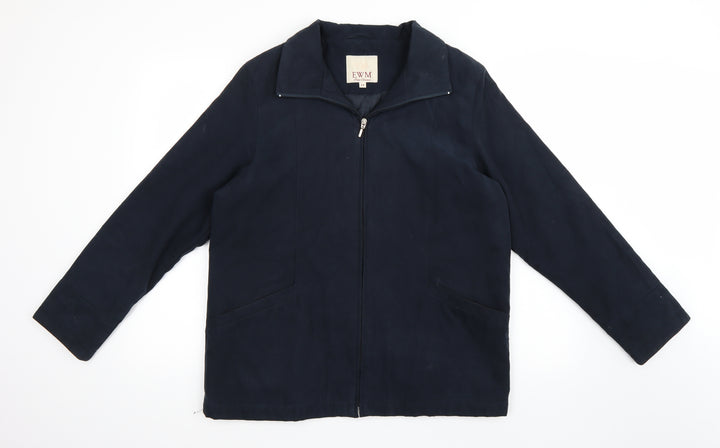 EWM Womens Blue Jacket Size 14