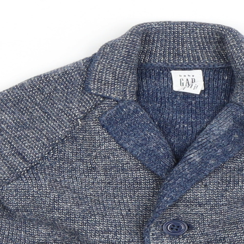 Gap Boys Blue    Coatigan Size 6-9 Months