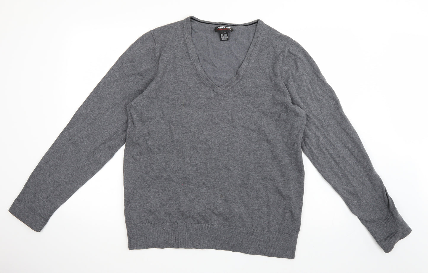 Kirkland Signature Mens Grey   Pullover Jumper Size 2XL