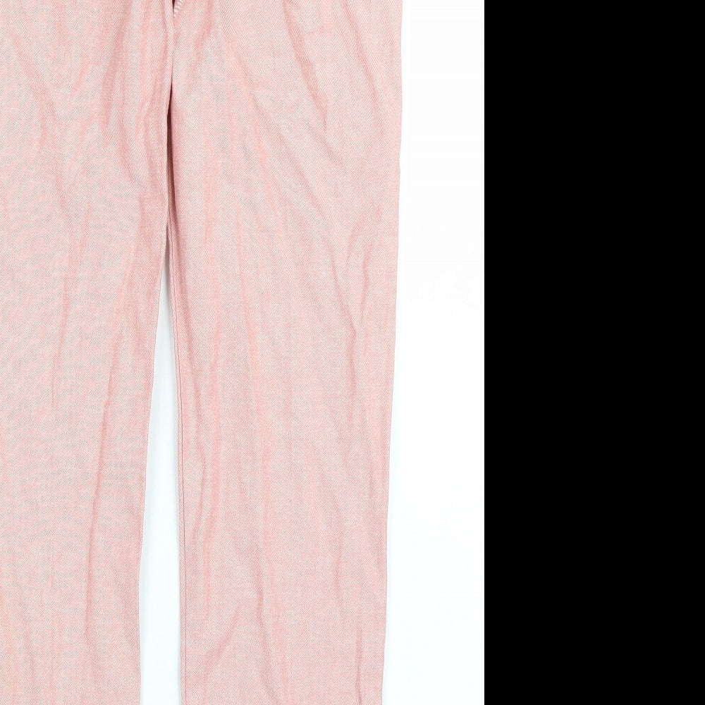 TU Womens Pink   Trousers  Size 8 L28 in