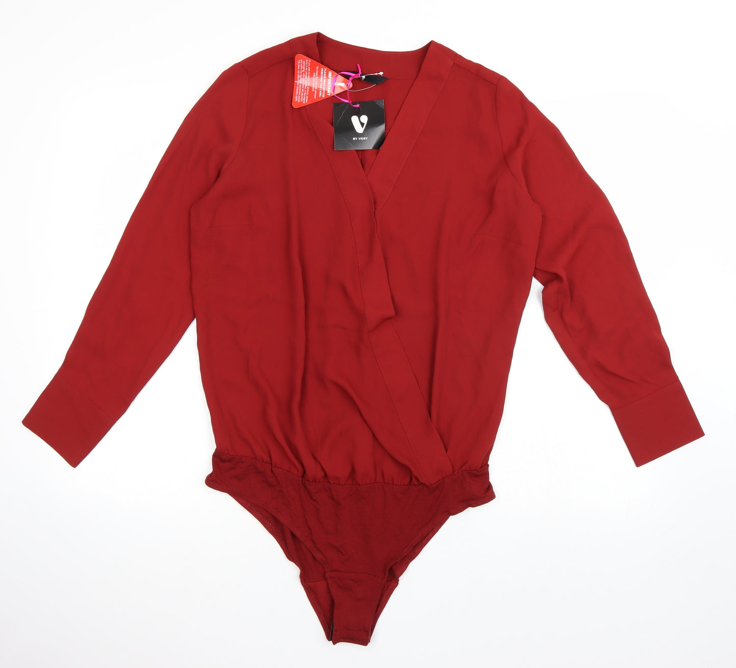 Very Womens Red   Basic Blouse Size 12  - Bodysuit