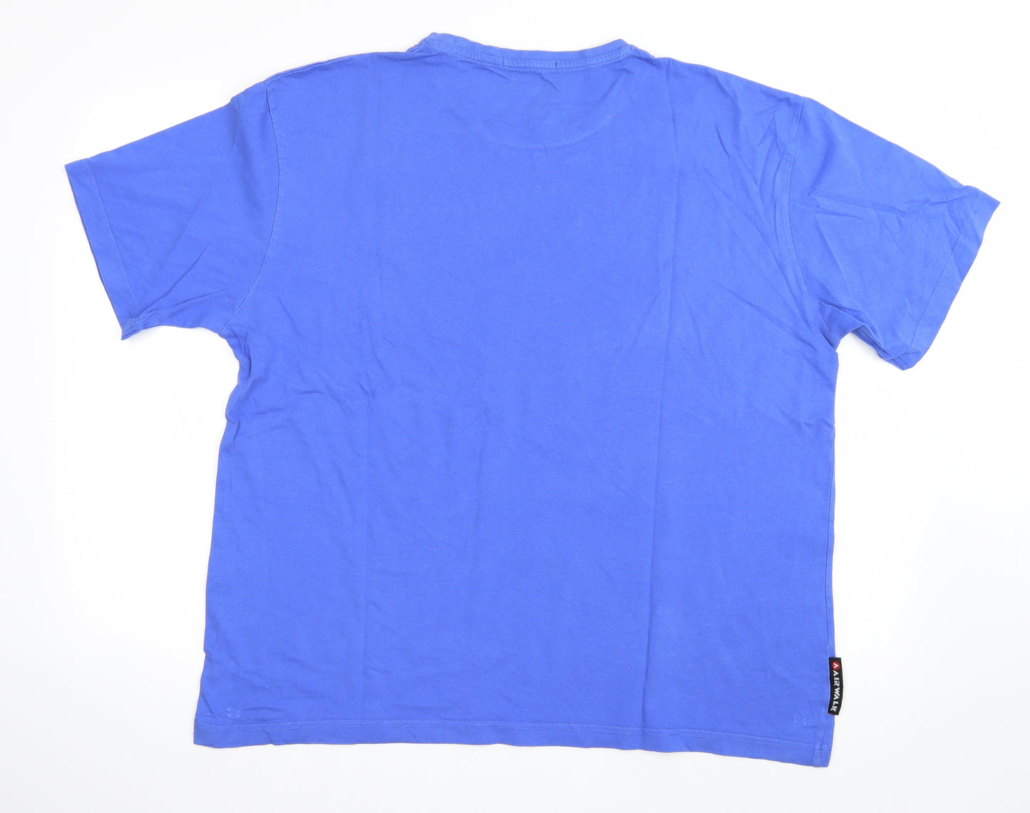 AIRWALK Mens Blue    T-Shirt Size XL