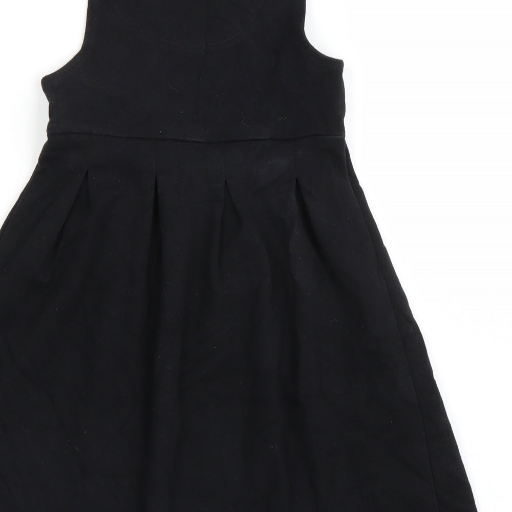 Marks and Spencer Girls Black   Skater Dress  Size 5-6 Years