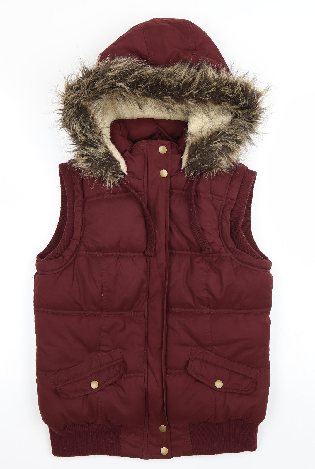 Newlook Womens Red   Gilet Waistcoat Size 12
