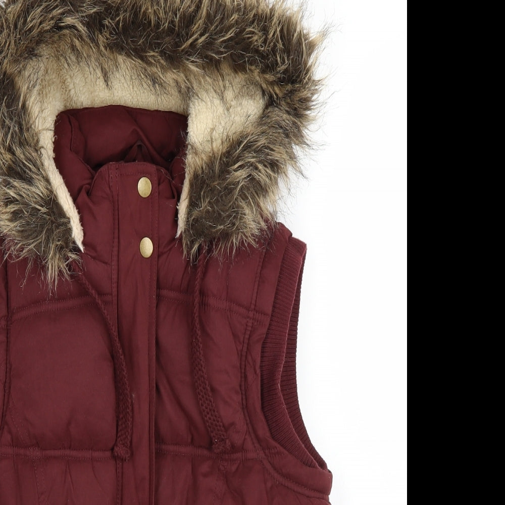 Newlook Womens Red   Gilet Waistcoat Size 12