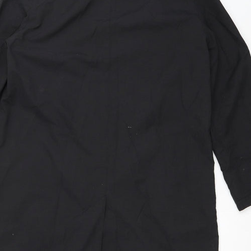 Four Seasons London Womens Black   Trench Coat Coat Size M