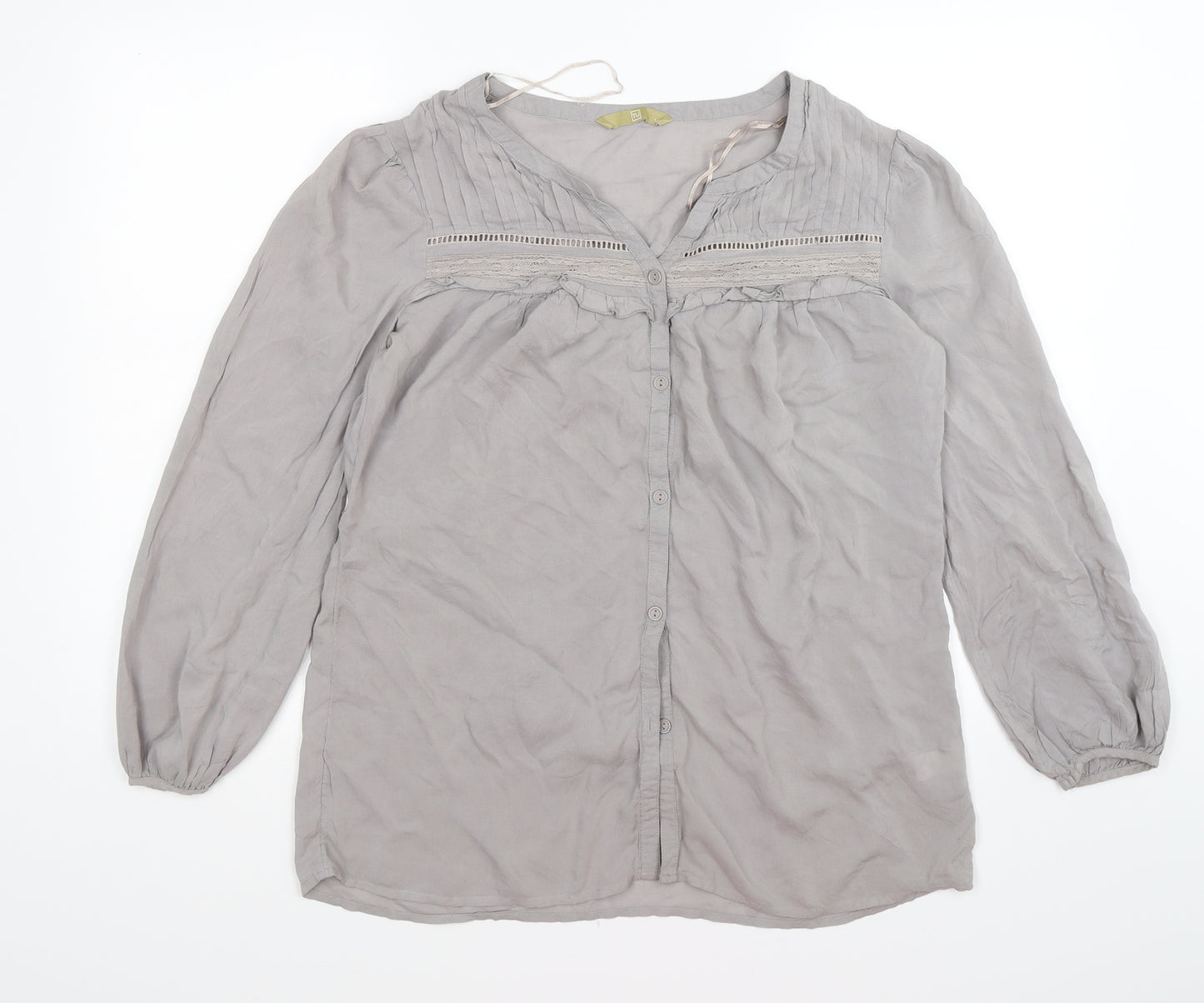 TU Womens Grey   Basic Blouse Size 14