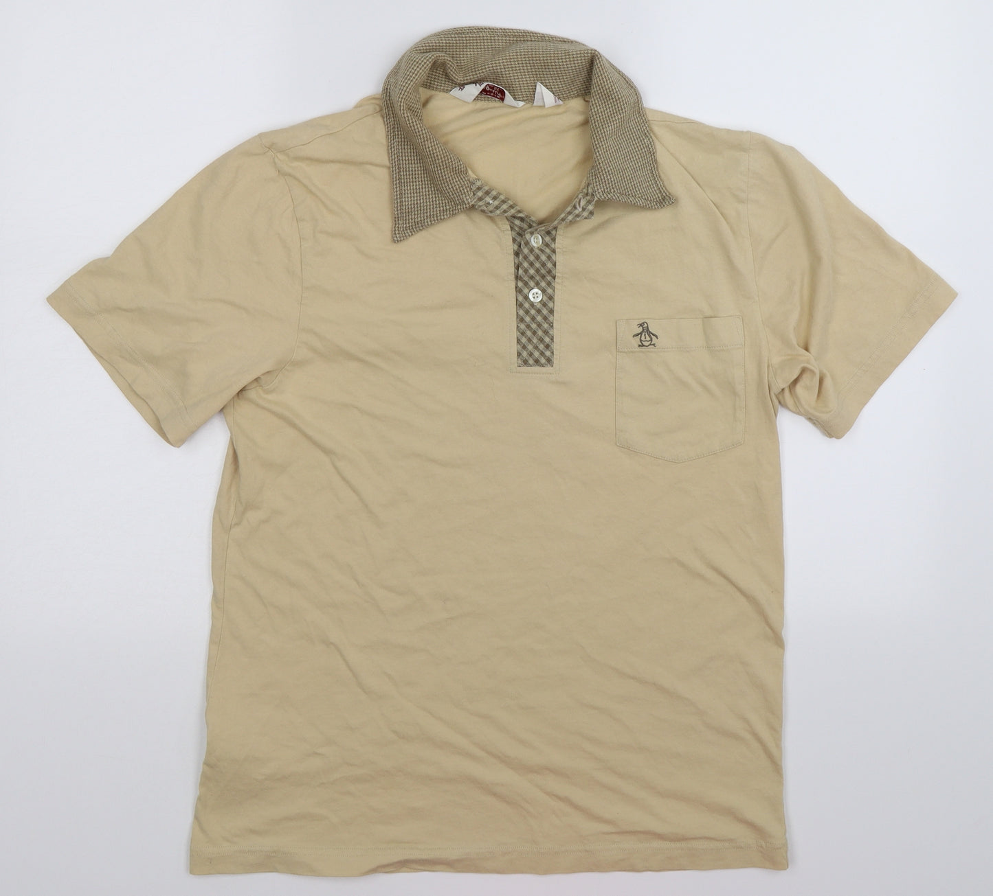 Penguin Mens Beige    Polo Size L
