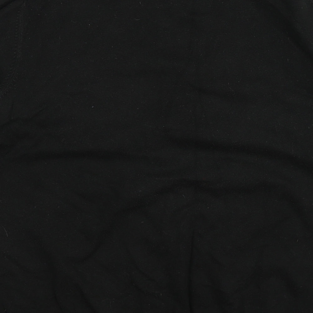 JACK & JONES Mens Black  Knit Cardigan Jumper Size 2XL