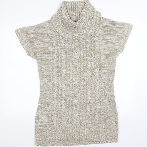 originals Womens Beige  Knit Jumper Dress  Size M