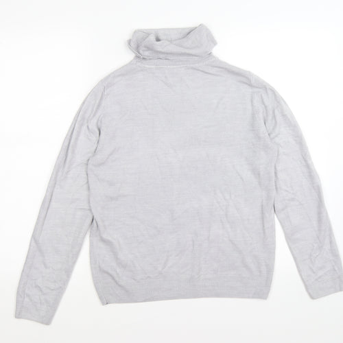 BHS Womens Grey  Knit Pullover Jumper Size 12