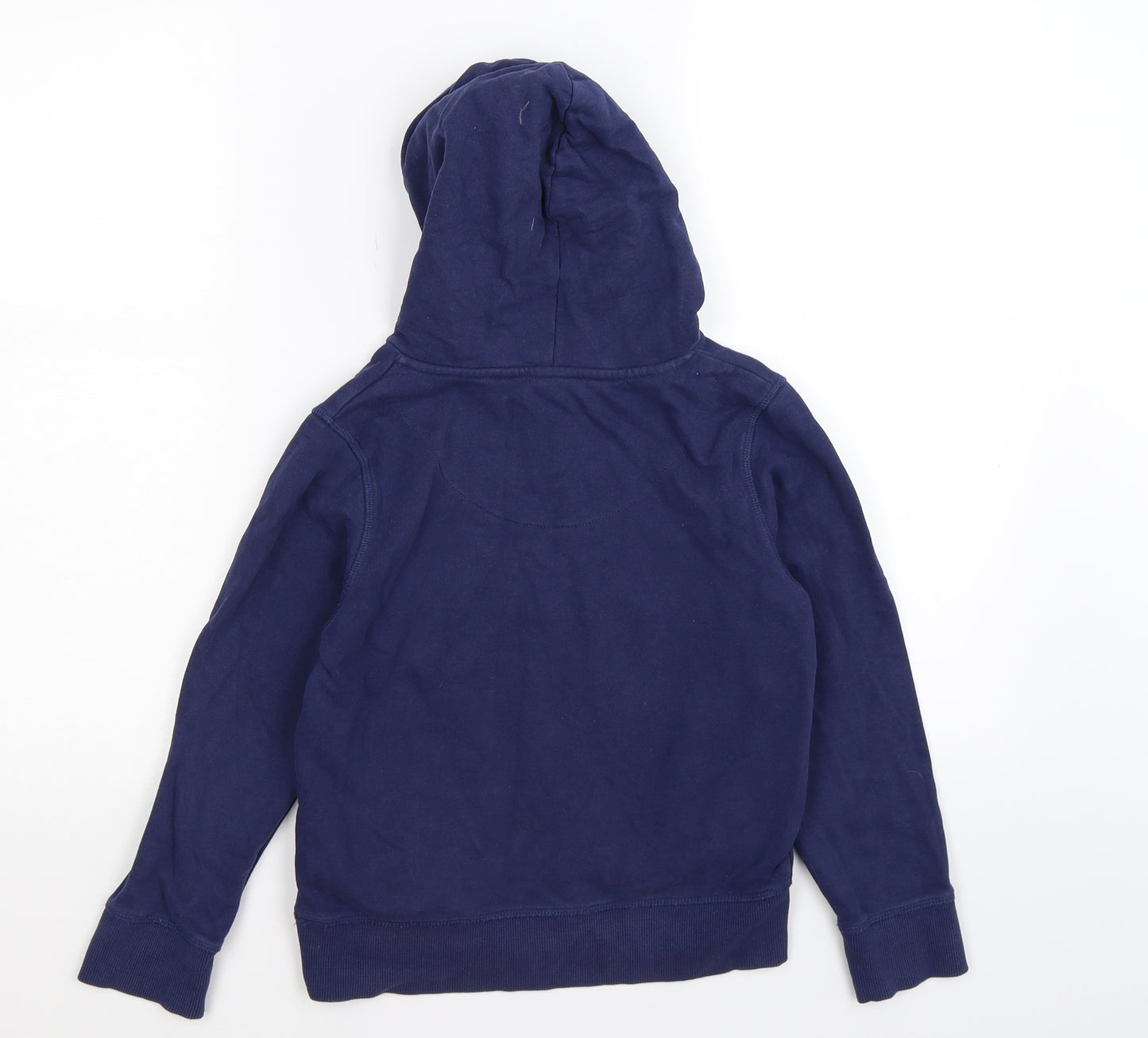 Boden Girls Purple Patchwork Jersey Pullover Hoodie Size 9-10 Years  - heart