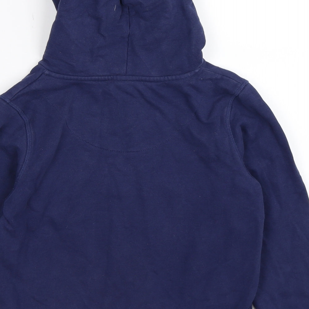 Boden Girls Purple Patchwork Jersey Pullover Hoodie Size 9-10 Years  - heart