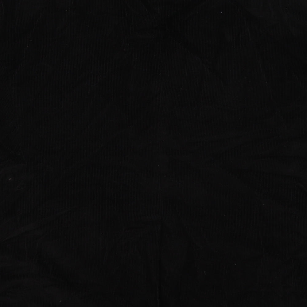 Marks and Spencer Mens Black Striped Corduroy Jacket Blazer Size 40  - sofr cord