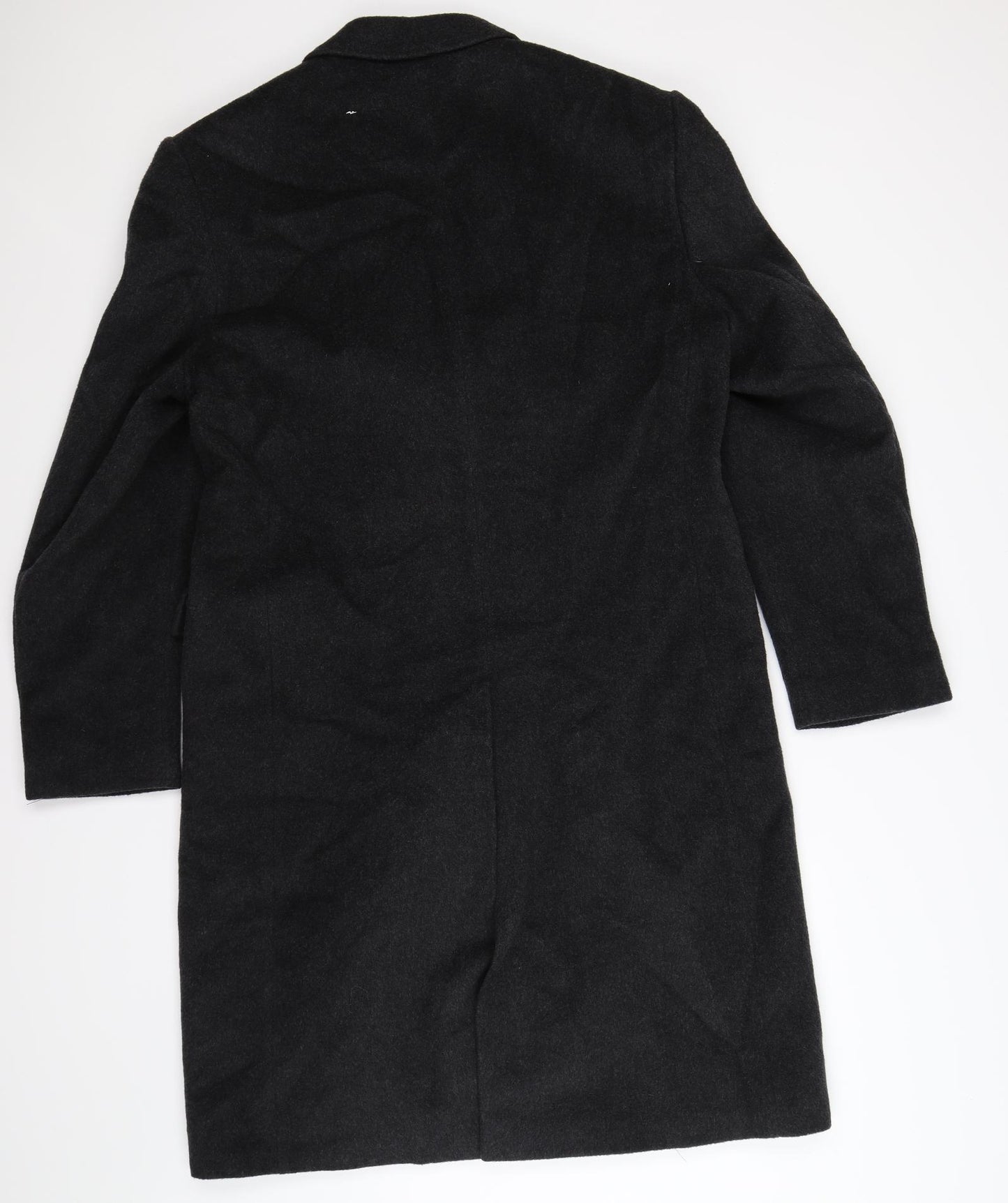 Made in Italy Mens Grey  Knit Overcoat Coat Size L