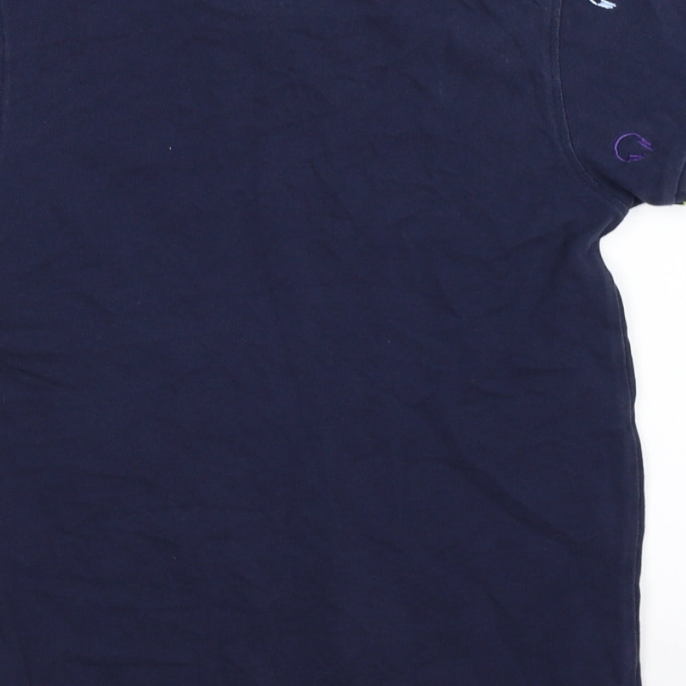 Blue Zoo Boys Blue   Basic Polo Size 9-10 Years  - music headhphones