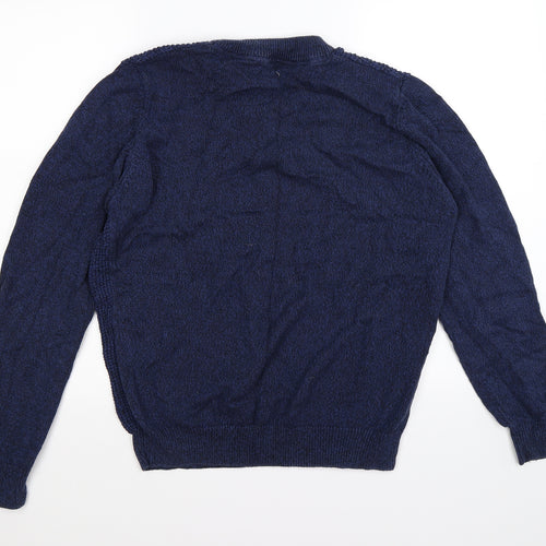cedarwood state Mens Blue  Knit Pullover Jumper Size L
