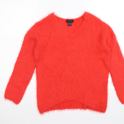 Atmosphere Womens Red  Knit Pullover Jumper Size M