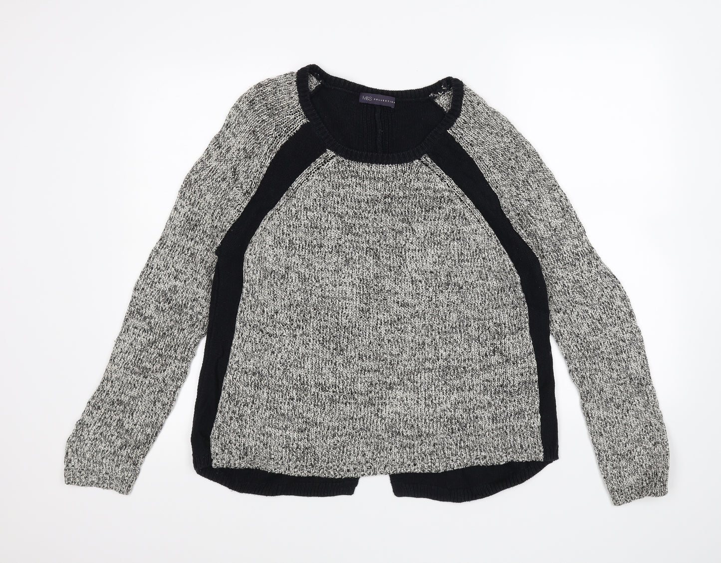 M&S Womens Black   Pullover Jumper Size 10